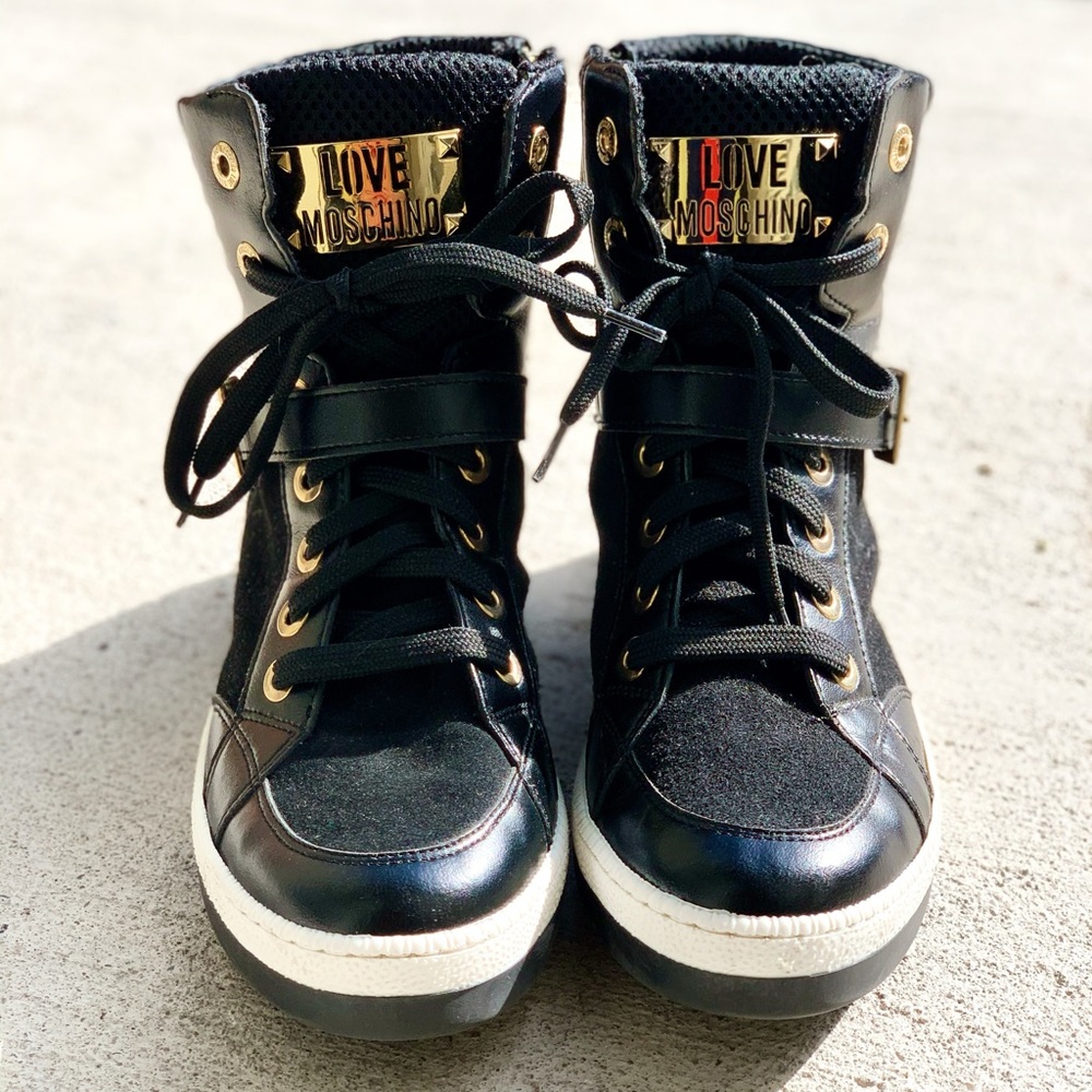 Moschino Combat Boots